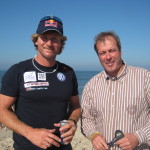Björn Dunkerbeck, 41 facher Windsurf- Weltmeister. Dunkerbeck gilt neben Robby Naish als einer der beiden Ikonen im Windsurfsport. Sylt, September 2011